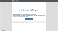 Desktop Screenshot of o.shindanmaker.com